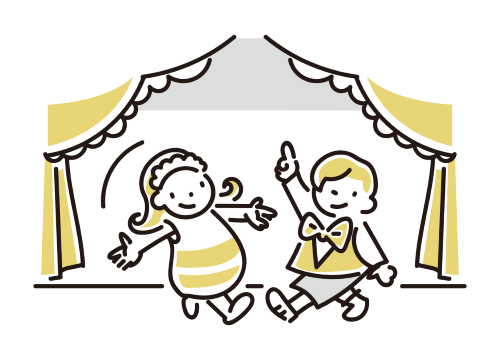 演劇のイラスト